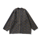 Men Vintage Jacquard Knit Taoist Robe Sweater Cardigan Sweatercoat Japanese Streetwear Loose Causal Knitted Sweater Jacket Men eprolo