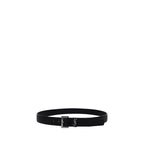 Saint Laurent Black Calf Leather Bos Taurus Belt Saint Laurent