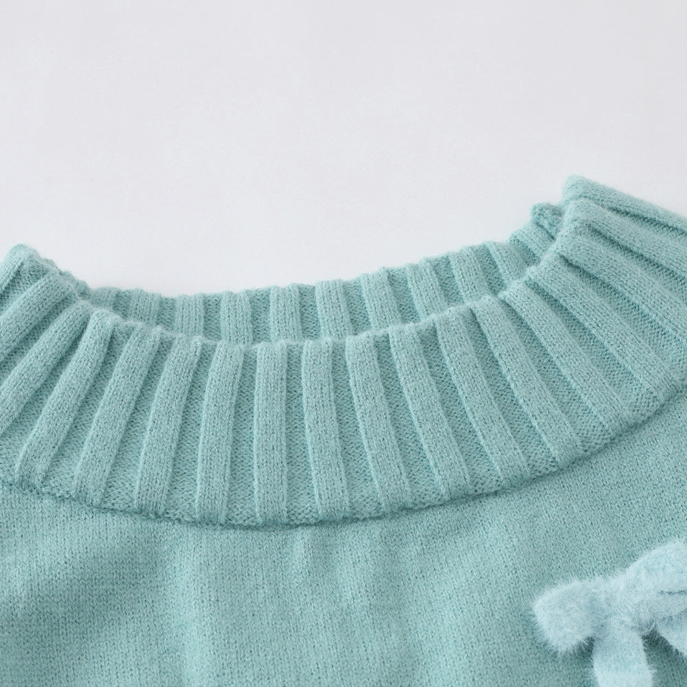 Off-Shoulder Sweater Women's Casual Spring Autumn Knitwear eprolo
