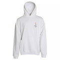 Balenciaga White Cotton Logo Hooded Pullover Oversize Sweater Balenciaga