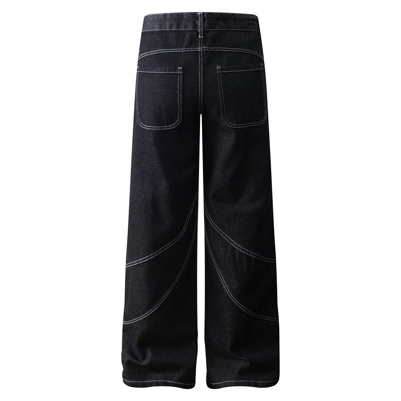 Straight Jeans Street VIBE Loose Long Pants Men eprolo