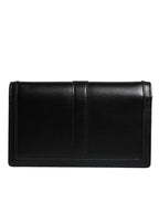 Versace Black Calfskin Leather Chain Strap Shoulder Crossbody Bag Versace