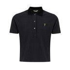 Fendi Black Cotton Polo Shirt Fendi