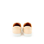 Burberry Pink Leather Low Top Sneakers Burberry