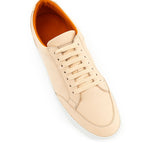 Burberry Pink Leather Low Top Sneakers Burberry