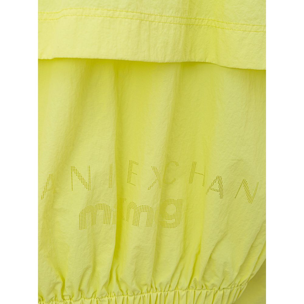 Armani Exchange Yellow Polyamide Bomber Armani Exchange