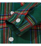 Boy Fashionable Suit Plaid Shirt Outfit LittleYogaSocks