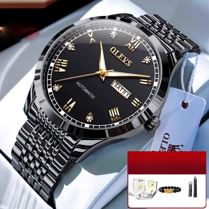 Men's Watch Men's Mechanical Watch Fully Automatic Simple Wind Waterproof Night Light Watch eprolo