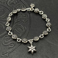 Retro Fine Letter Insert Dice Cross Flower Ball Collection Chain Jewelry Bracelet for Men and Women eprolo