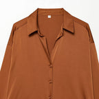 Feathered silk textured shirt eprolo