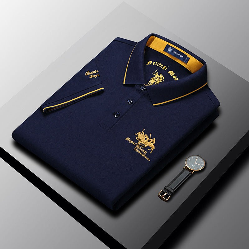 POIO shirt new summer business short sleeved T-shirt for men Father's Day eprolo