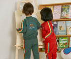 Veloria Fashion Simple Sports Children's Leisure Suit LittleYogaSocks
