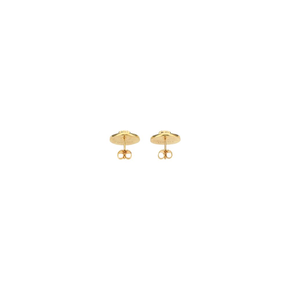 Versace Gold Metal Earrings Versace