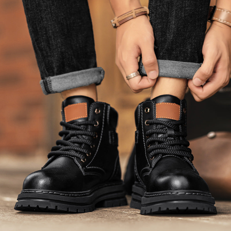 Martin boots autumn and winter retro high top men's workwear boots eprolo