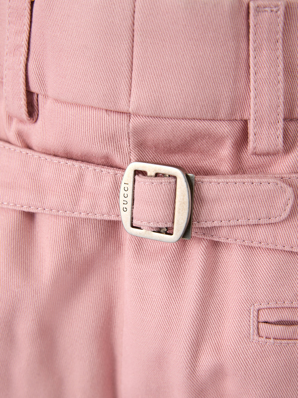 Gucci Light Pink Cotton Pants Gucci