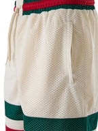 Gucci Cream polyester  Logo Shorts Gucci