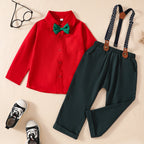 Boy's Costume One-year-old Small Suit Holiday Party Dress LittleYogaSocks