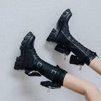 Mid Martin Boots Women's New Leather Platform Boots Bag Tactical Boots Knight Boots eprolo