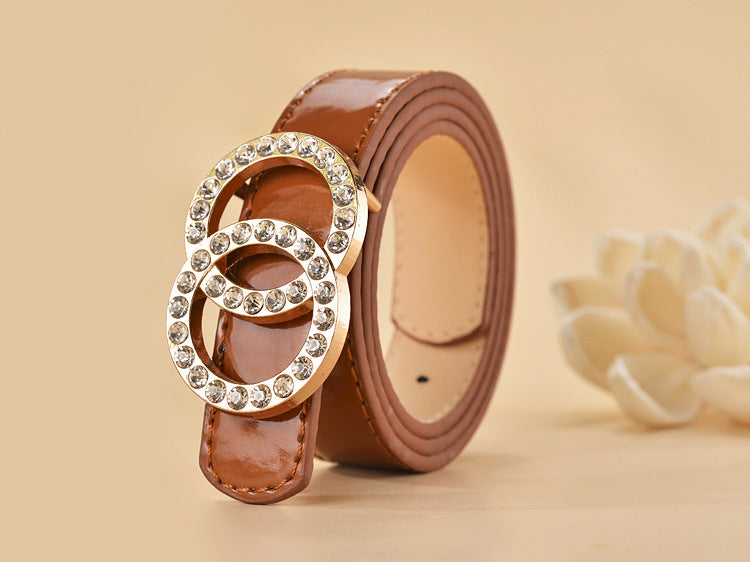 Primary School Children's Leather Belt LittleYogaSocks