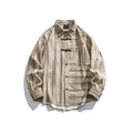 Buckled long sleeved striped shirt for men and women eprolo