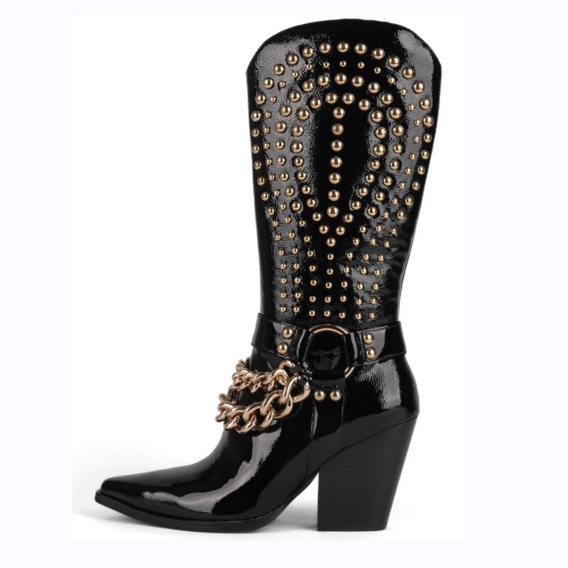 Veloria Punk Western Cowboy Boots for Women
