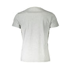 Diesel Grigio Cotton Men T-Shirt Diesel
