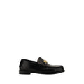 Versace Black Calf Leather Bos Taurus Slip-On Loafers - VELORIA - Thread of Generations