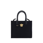 Versace Black Cotton Shoulder Bag Versace