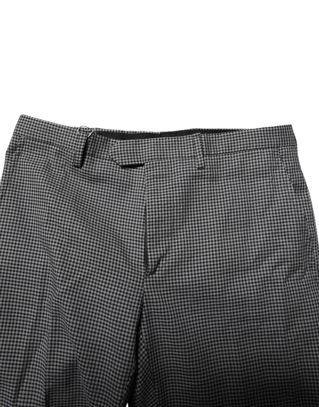 BENCIVENGA Black White Checkered Tapered Dress Pants BENCIVENGA