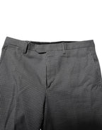 BENCIVENGA Black White Checkered Tapered Dress Pants BENCIVENGA