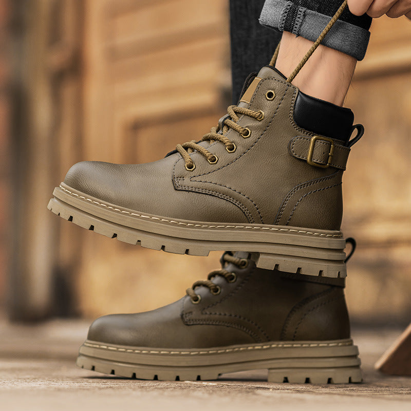 Martin boots autumn and winter retro high top men's workwear boots eprolo