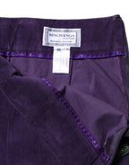 BENCIVENGA Purple High Waisted Flared Pants BENCIVENGA