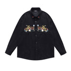 long-sleeve shirt for men autumn loose fit versatile couple's shirt eprolo