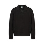 Cable Knit Collar Sweater Men Loose Fit Versatile Old Money Style Knit Top eprolo
