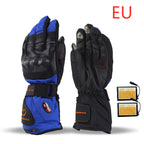 Electric Heating Windproof Outdoor Charging Waterproof For Motorcycle Racing Touch Screen Off Gloves LittleYogaSocks
