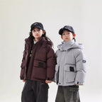 Children's White Duck Down Warm Coat Winter Boys' New LittleYogaSocks