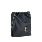 Saint Laurent Black Lamb Ovis Aries Aries Shoulder Bag Saint Laurent