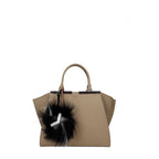 Fendi Black Leather Keychain Fendi
