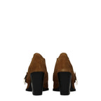 Versace Jeans Brown Leather Ankle Boots Versace Jeans