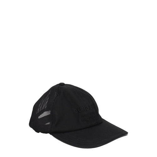 Burberry Black Cotton Cap (Baseball Hat) Burberry