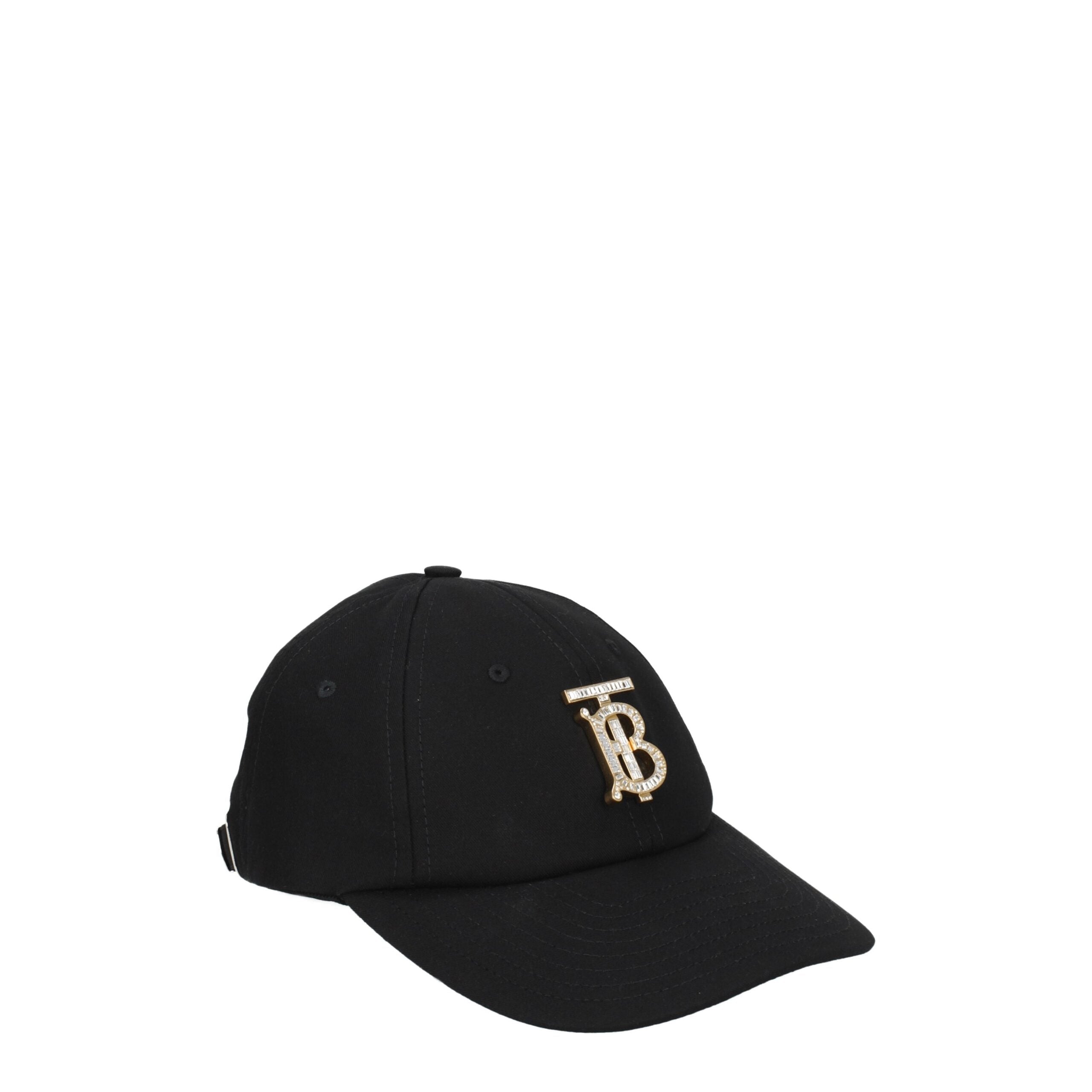 Burberry Black Cotton Cap (Baseball Hat) Burberry