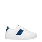Versace White Leather Low Top Sneakers Versace
