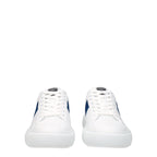 Versace White Leather Low Top Sneakers Versace