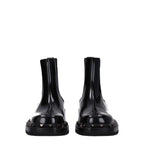 Valentino Garavani Black Leather Ankle Boots Valentino Garavani
