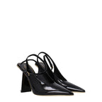 Valentino Garavani Black Leather Sandals Valentino Garavani