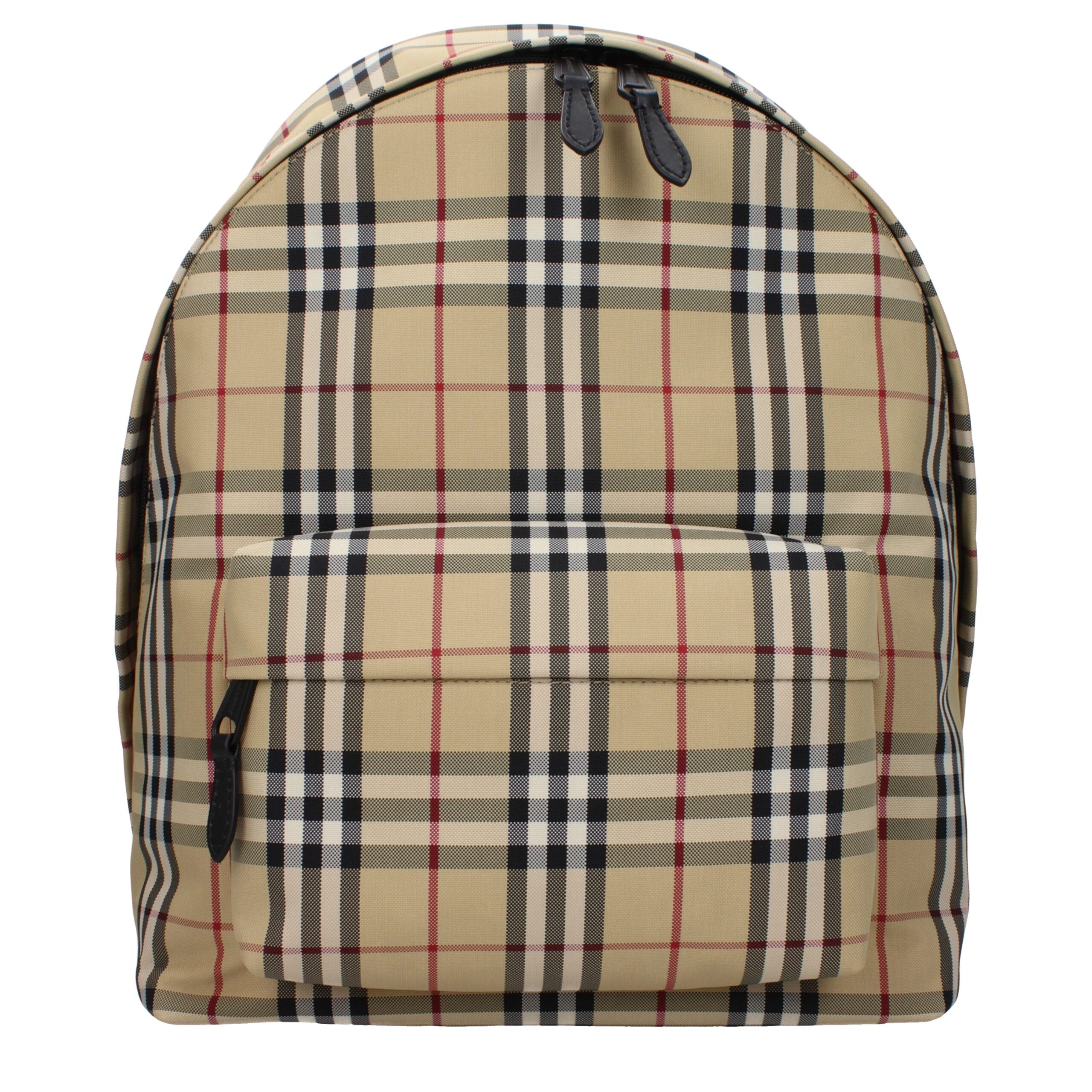 Burberry Beige Fabric Backpack Burberry