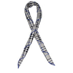 Burberry Gray Silk Foulard Burberry