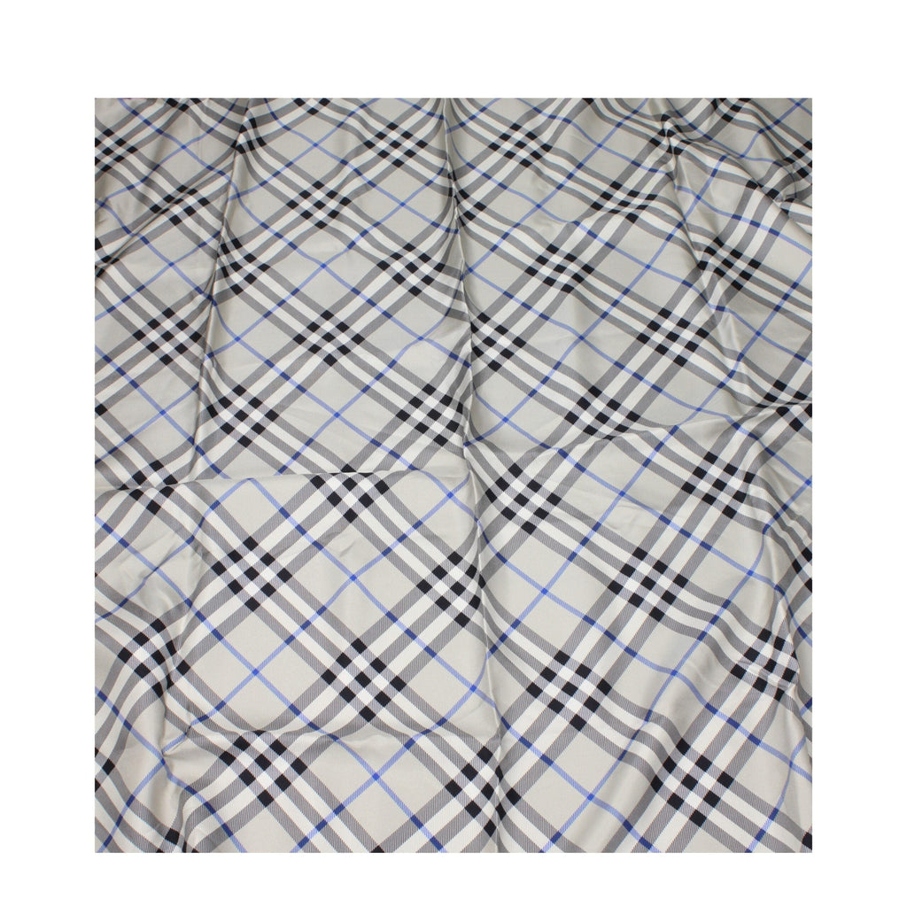 Burberry Gray Silk Foulard Burberry