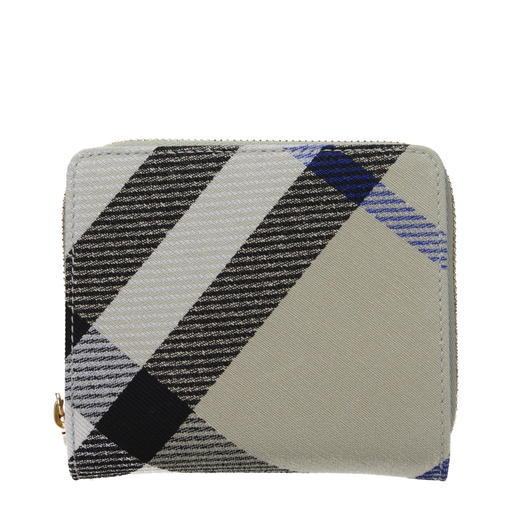 Burberry Beige Fabric Wallet Burberry