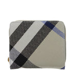 Burberry Beige Fabric Wallet Burberry